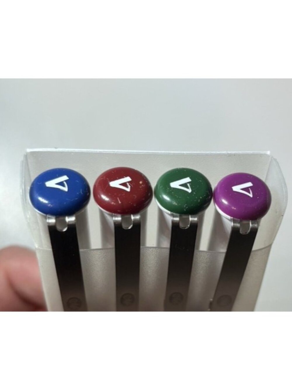 Creative Memories Pen Set Rainbow Jewel Tones Fine Tip Lot of 4 - Picture 3 of 3